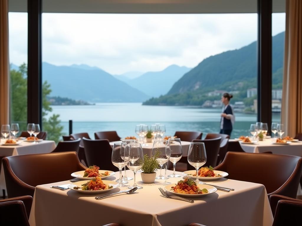 Golfrestaurant mit Seeblick am Zürichsee
